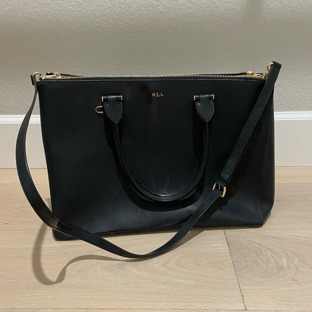 RALPH LAUREN black purse